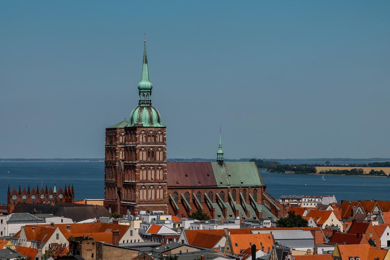 Pension Villa Beer Stralsund Esterno foto